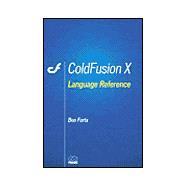 Coldfusion X Language Reference,9780321125170