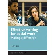 Effective Writing for Social Work