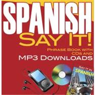 CANCELLED Say It! Spanish Phrase Book with CD & MP3 Downloads