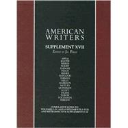 American Writers Supplement XVII