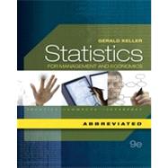 Statistics for Management and Economics, Abbreviated Edition, 9th Edition