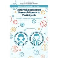 Returning Individual Research Results to Participants book cover, ISBN 9780309475174