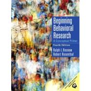 Beginning Behavioral Research