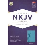 NKJV Ultrathin Reference Bible, Teal LeatherTouch