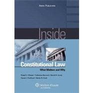 Inside Constitutional Law: What Matters and Why