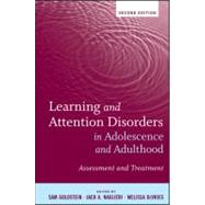 Learning and Attention Disorders in Adolescence and Adulthood Assessment and Treatment