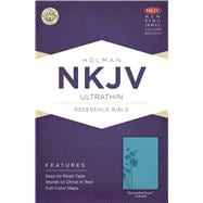 NKJV Ultrathin Reference Bible, Teal LeatherTouch Indexed