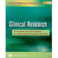 Clinical Research Concepts and Principles for Advanced Practice Nurses