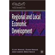 Regional and Local Economic Development