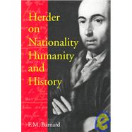 Herder on Nationality, Humanity, and History