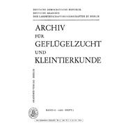 Archiv für Geflügelzucht und Kleintierkunde. Band 15, Heft 3