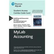 MyLab Acccouting with Pearson eText -- Combo Access Card -- for Auditing and Assurance Services