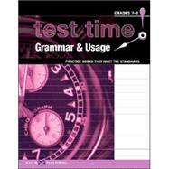 Test Time!  Practice Books That Meet The Standards: Grammar & Usage