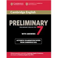 Cambridge English Preliminary 7 + Answers