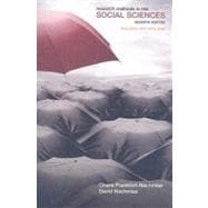 Research Methods in the Social Sciences w/Data Bank CD