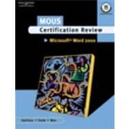 Mous Certification Review : Microsoft Word 2000