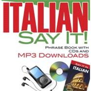 CANCELLED Say It! Italian Phrase Book with CD & MP3 Downloads