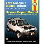 Ford Escape & Mazda Tribute 2001 Thru 2003