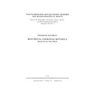 Monumenta Germaniae Historica: Bericht für das Jahr 1954/55