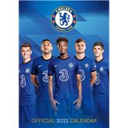 The Official Chelsea F.C. Calendar 2021 book cover, ISBN 9781838545208