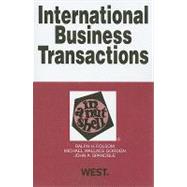 International Business Transactions in a Nutshell