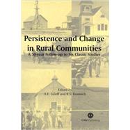 Persistence and Change in Rural Communities : A Fifty Year Follow-Up to Six Classic Studies