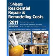 RS Means Residential Repair & Remodeling Costs 2011