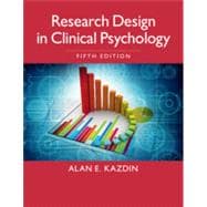 Research Design in Clinical Psychology,9781108995214