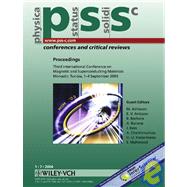 Proceedings of the Third International Conference on Magnetic and Superconducting Materials Monastir, Tunisia, 1-4 September 2003: physica status solidi (c), conferences and critical reviews, Vol. 1, No. 7