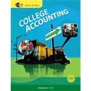 College Accounting, Chapters 1-9