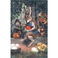 Rabbit Painting Eggs