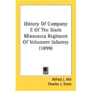 History Of Company E Of The Sixth Minnesota Regiment Of Volunteer Infantry