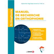 Manuel de recherche en orthophonie : Formation initiale et continue Toutes les UE Recherche