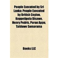 People Executed by Sri Lanka