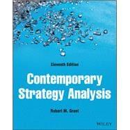 Contemporary Strategy Analysis,9781119815235
