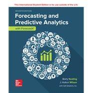 ISE Forecasting and Predictive Analytics with Forecast X