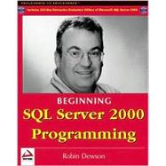 Beginning SQL Server 2000 Programming