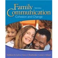 Family Communication: Cohesion and Change