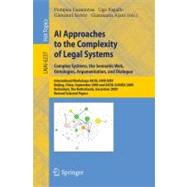 Ai Approaches to the Complexity of Legal Systems
