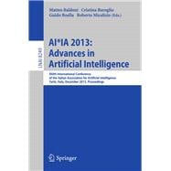 Ai*ia 2013 Advances in Artificial Intelligence
