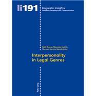 Interpersonality in Legal Genres