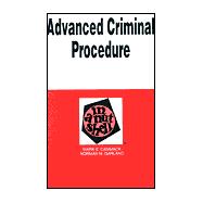 Advanced Criminal Procedure in a Nutshell