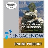 CengageNOW for Pride/Hughes/Kapoor's Foundations of Business, 4th Edition, [Instant Access], 1 term