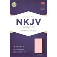 NKJV Ultrathin Reference Bible, Pink/Brown LeatherTouch