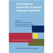 Contemporary Approaches to Second Language Acquisition