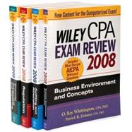 Wiley CPA Exam Review 2008, 4-volume Set