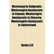 Montenegrin Emigrants