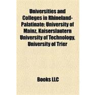 Universities and Colleges in Rhineland-palatinate