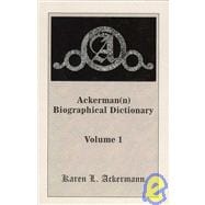Ackerman(n) Biographical Dictionary