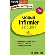 Annales corrigées Concours Infirmier 2010-2011